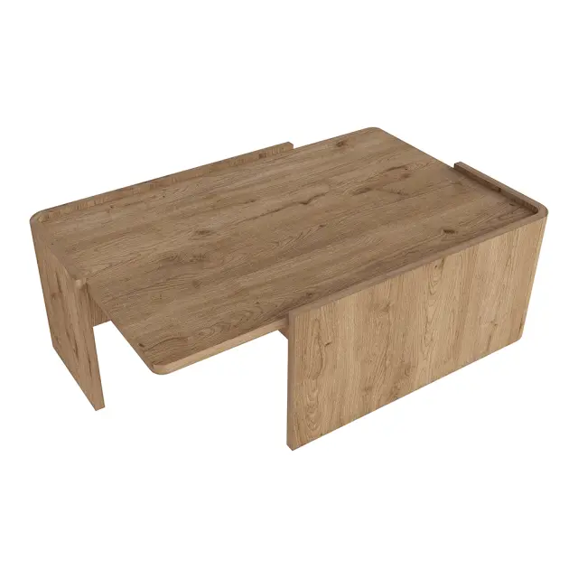 Τραπεζάκι σαλονιού Bora Megapap χρώμα sepet oak 82x52x28,5εκ. 3