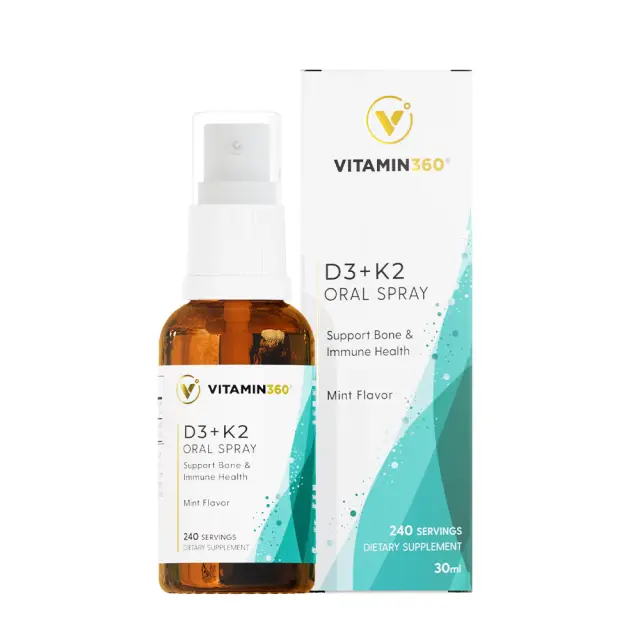 Vitamin360 D3 + K2 Oral Spray
