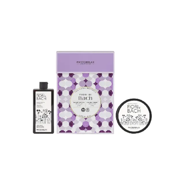 Phytorelax Fiori Di Bach Body Cream Κρέμα Σώματος 250ml & Shower Gel Αφρόλουτρο 250ml με Αποστάγματα Λουλουδιών, 2 τμχ