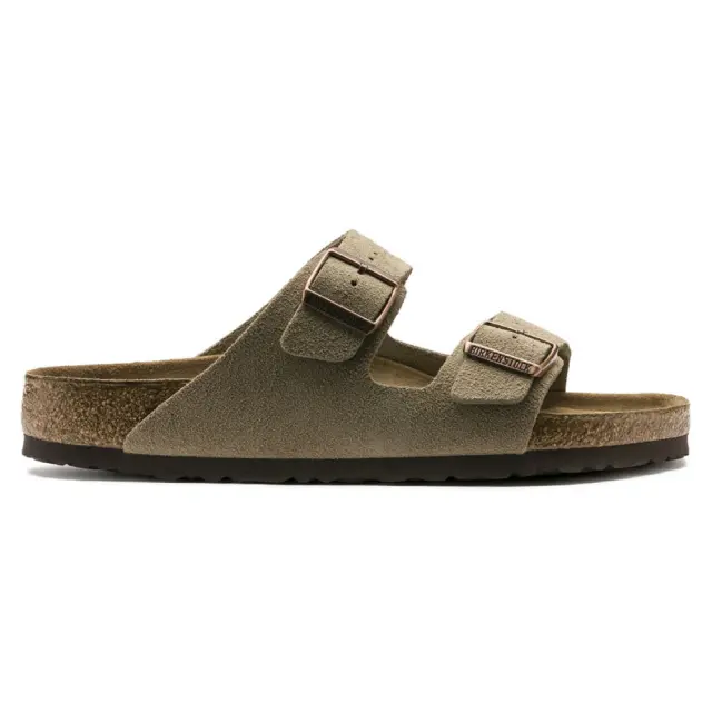 Birkenstock Πέδιλα Ανδρικό δέρμα suede Μπεζ BIR/ARIZONA SOFT 951301 TAUPE