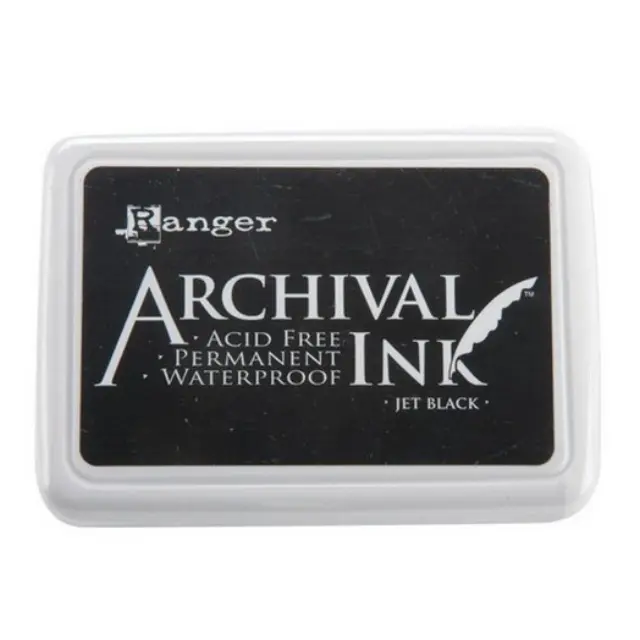 Ανεξίτηλο μελάνι Archival Ink Pad - Jet Black