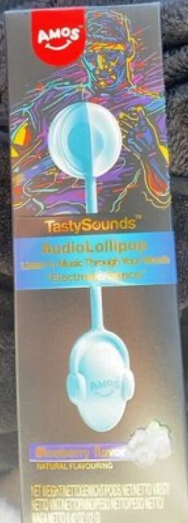 Tasty Sounds Get The Feeling Audio Lollipop Blueberry Flavour 12g