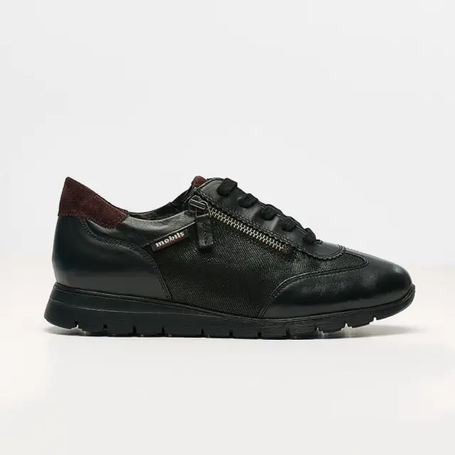 Mephisto Sneakers Γυναικείο δέρμα/δέρμα Nubuck Μαύρο MEP/DONIA BLACK
