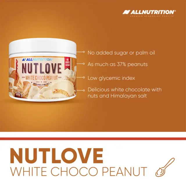 ALLNUTRITION NUTLOVE White Choco Peanut 3