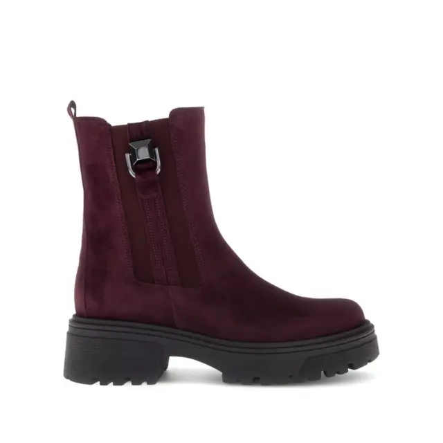Gabor Μποτάκια Γυναικείο δέρμα Nubuck Μπορντώ GAB/71764 15-MULBERRY