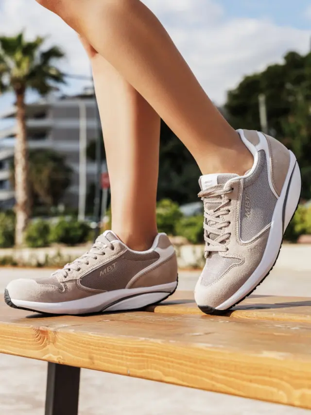 MBT Sneakers Γυναικείο δέρμα/δέρμα Nubuck Μπεζ MBT/703248 BEIGE 2
