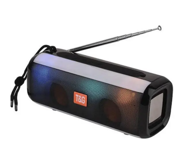 T&G TG-144T Ηχείο Bluetooth 10W με Ραδιόφωνο Τιρκουάζ
