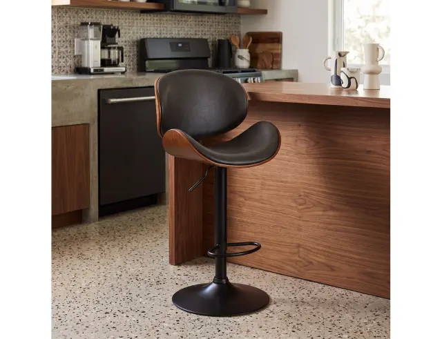 Σκαμπό μπαρ Reno Home Deco Factory με ρυθμιζόμενο ύψος και διαστάσεις 52.5x51x97cm HD6602