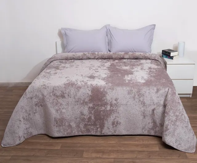 Κουβερλί 160Χ220 Μονό Velvet Anna Riska Verona Linen