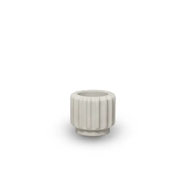 Atelier Pierre Dentelles Βάση Ρεσώ 5,3cm x Ø 6cm Light Grey