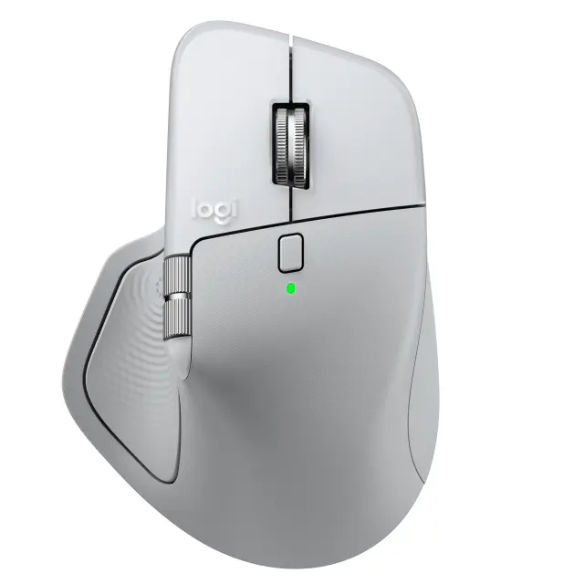 Logitech - MX Master 4 for MAC - Pale Grey - Computers