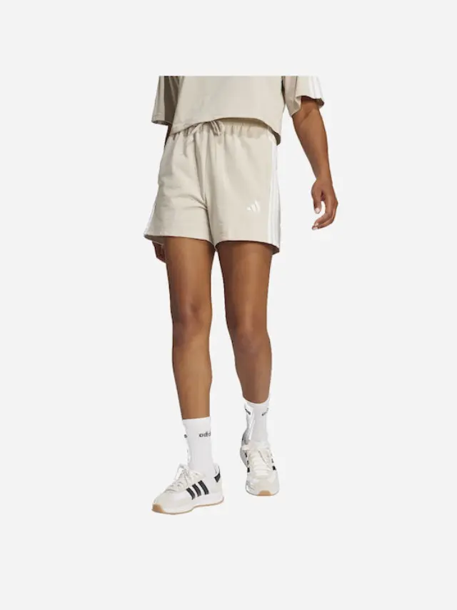 adidas Essentials 3-stripes Γυναικείο Αθλητικό Σορτς Μπεζ - M