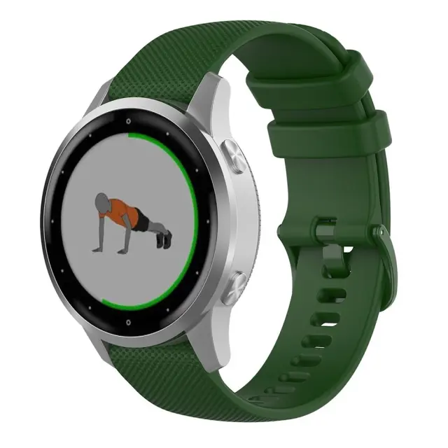 Texture Λουράκι για Smartwatch 18mm-Army Green OEM