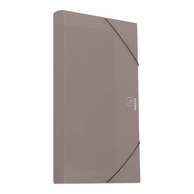 Typotrust Κουτί PP με Λάστιχο 25×35/Ράχη 5cm Ημιδιάφανο Γκρι (FP35005-12)