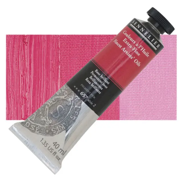Sennelier Λάδι Finest Artists Oil 657 Permanent Rose - 40ml