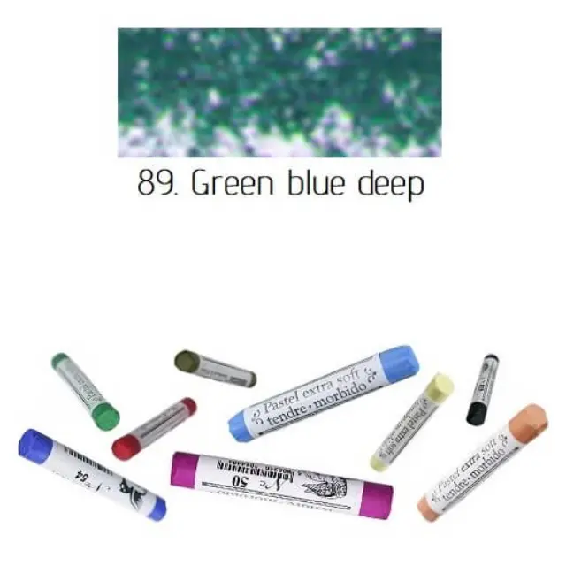 Soft pastel Extrafine Renesans - Green blue deep