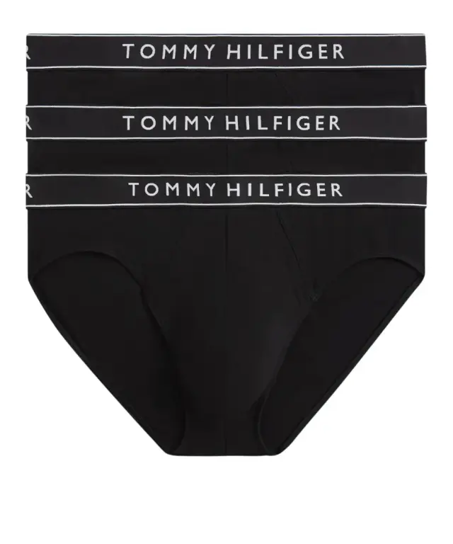 Tommy hilfiger - Ανδρικά Σλιπ 3Pack Brief Logo UM0UM03856-0SE Μαύρο
