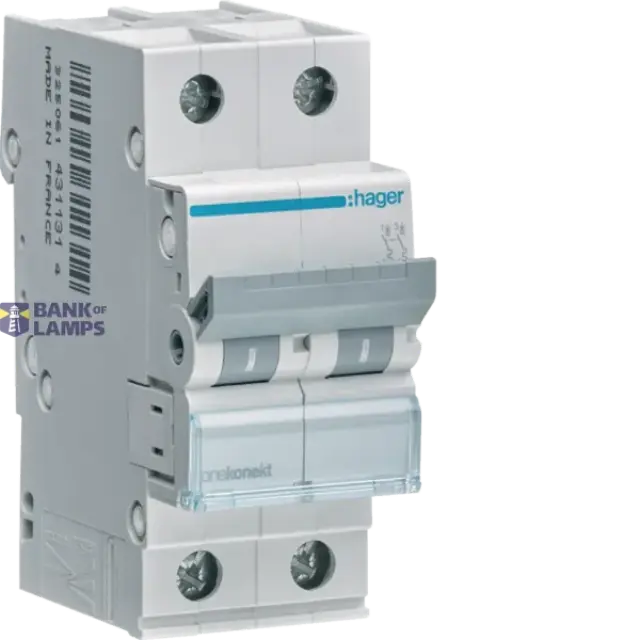 Disjunctor 2P 6kA C-6A 2M
