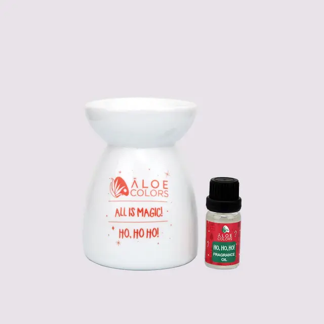 Aloe Colors Ho Ho Ho! Gift Set Ceramic Diffuser Σετ με Κεραμικό Αρωματοποιητή, 1τεμ + Αρωματικό Λάδι, 10ml, 1σετ 2