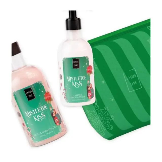 Lavish Care Mistletoe Kiss Σετ Περιποίησης για Ενυδάτωση & Καθαρισμό Σώματος με Αφρόλουτρο , Κρέμα Σώματος & Νεσεσέρ 2