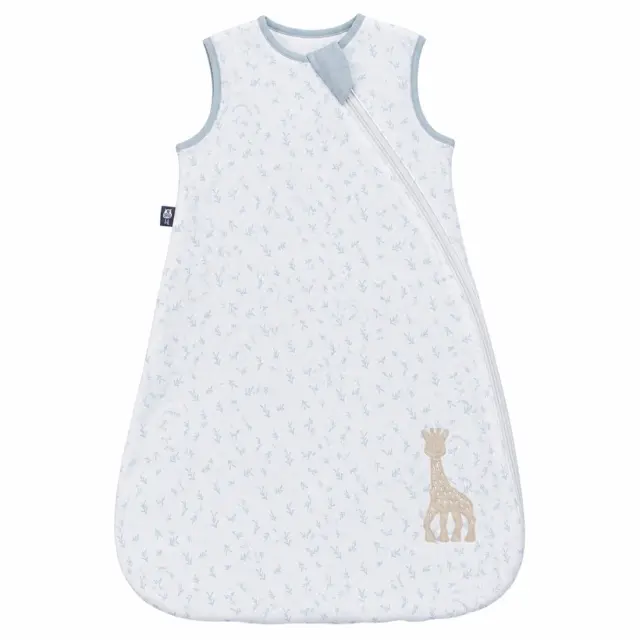 Υπνόσακος BabyBliss Σόφι Καμηλοπάρδαλη BlissSac 2.5tog Οργανικό Βαμβάκι "Leaves Ciel" 0-6 Μηνών BLISS-SAC-S019