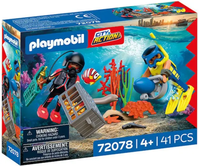 Playmobil City Action - Υποβρύχια επιχείρηση Αστυνομίας / 72078 Κωδικός Bookstop: 0006.022531 (Playmobil)