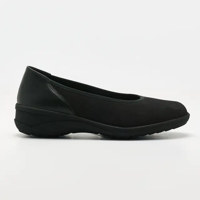 Solidus Μπαλαρίνες Γυναικείο δέρμα Nubuck Μαύρο SOL/42053 SCHWARZ