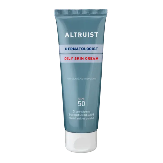 Altruist Oily Skin Cream SPF50 ειδικά σχεδιασμένη για λιπαρό και ακνεϊκό δέρμα 50ml