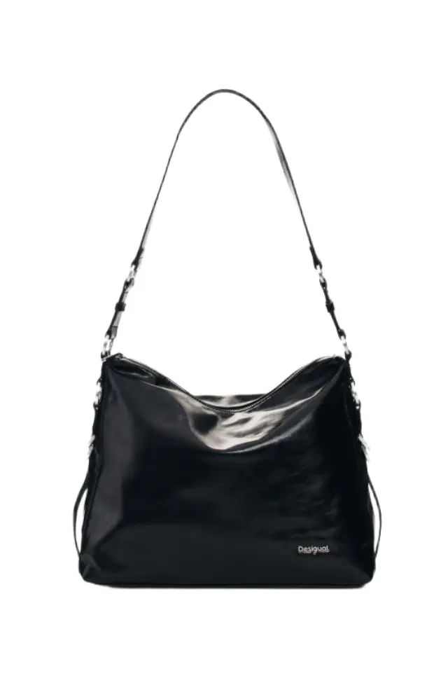Desigual - Γυναικεία Τσάντα Ώμου Nexus Luma 26WAXP66-2000 Μαύρο
