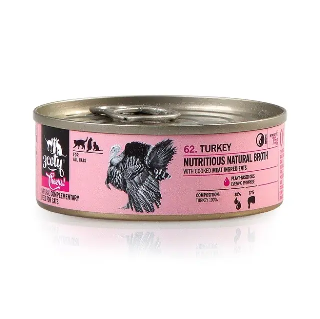 3COTY Turkey Cheers! - wet cat food - 75g