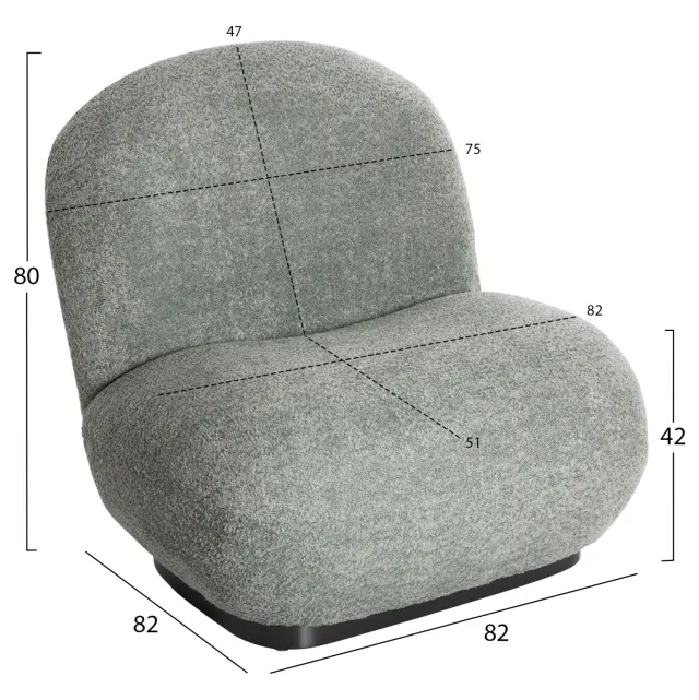 ΠΟΛΥΘΡΟΝΑ FB99591.05 ΦΥΣΤΙΚΙ ΜΠΟΥΚΛΕ ΥΦΑΣΜΑ 85x82x77Υ εκ. 2