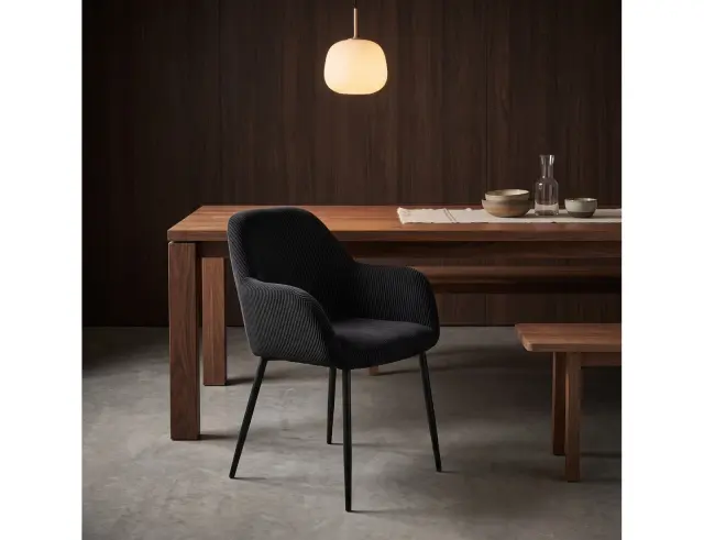 Καρέκλα Atomic Home Deco Factory με διαστάσεις 59x55.7x85cm - Black HD0479