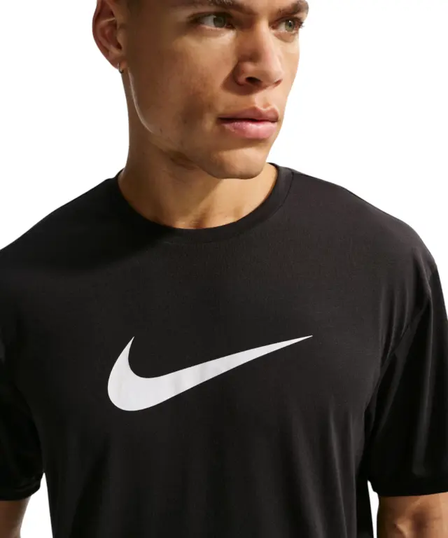 Nike - Ανδρική Αντηλιακή Μπλούζα Short Sleeve Hydroguard NESSG523-001 Μαύρο 3