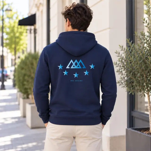 Φούτερ Noshame® Navy με τύπωμα - 522623 - XXL