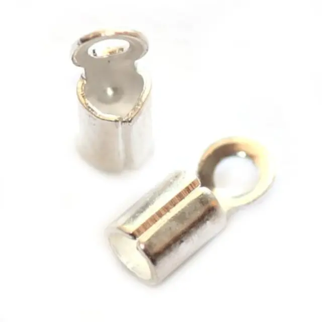 Ακροδέκτης Silver Color 8x3mm in.2mm ~50τεμ