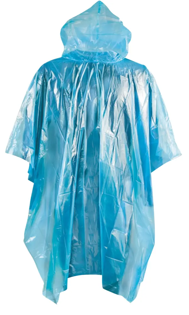 Αδιάβροχο Poncho Μπλε Ελαφρύ