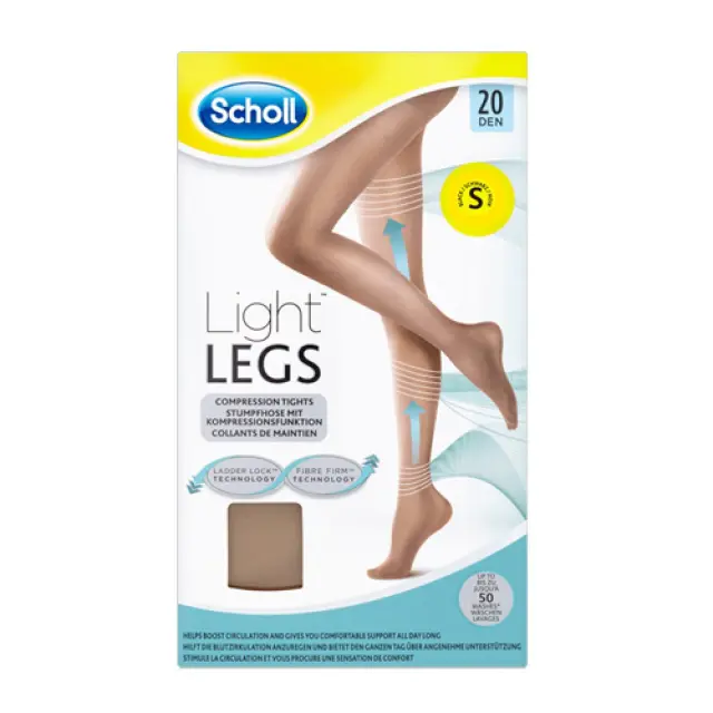 Scholl Light Legs 20 Den Size Small Beige 2
