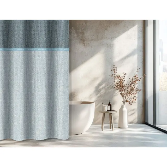 Κουρτίνα Μπάνιου Guy Laroche Alezia Azul 180x185