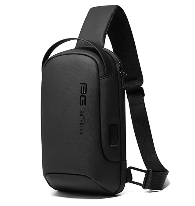 Σακίδιο χιαστί Sling Bag BANGE 7221 Μαύρο 3