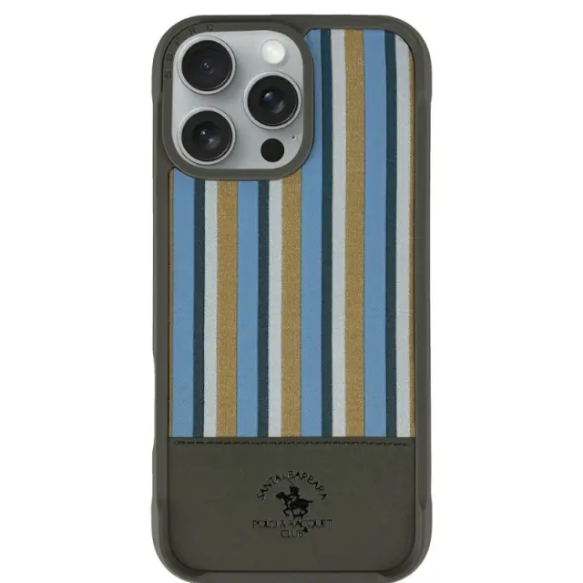 Κάλυμμα Santa Barbara Polo Racquet Club iPhone 16 Pro Isaac - Titan Grey