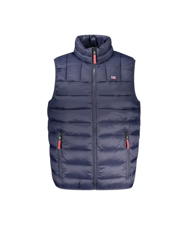 Norway Nautical School - Ανδρικό Αμάνικο Μπουφάν Puffer 849148-NAVY Μπλε Σκούρο - S