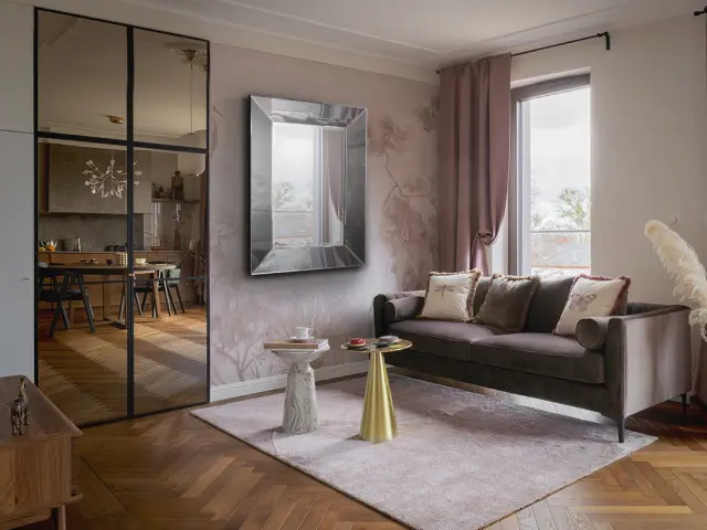 Διακοσμητικός Καθρέφτης ROMA 110x81 cm Smoke Frame – Κομψός Καθρέφτης Τοίχου για Διακόσμηση Σπιτιού 3