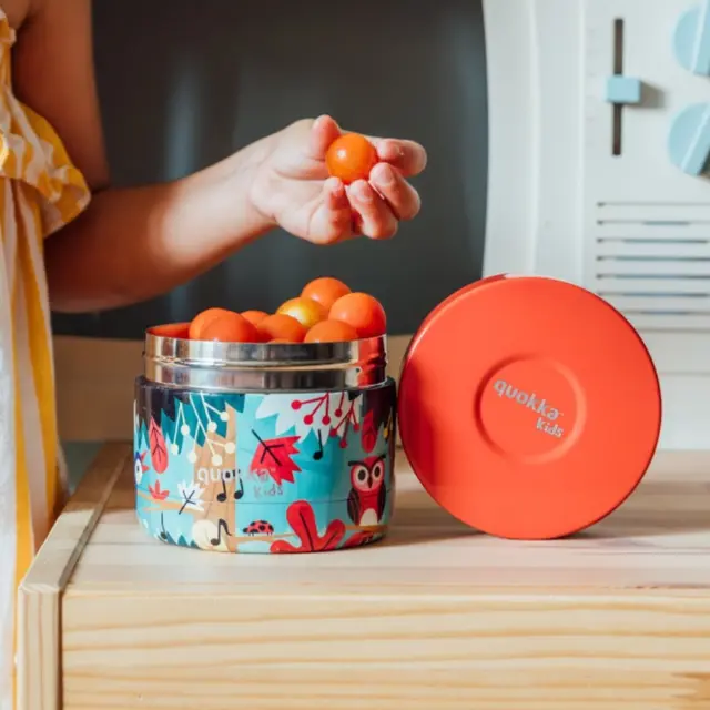 Δοχείο φαγητού Θερμός ανοξείδωτο Quokka Thermal SS Food Jar Whim Kids Birds 360ml 40095 2