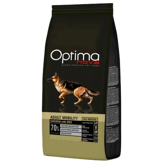 Optima Nova Adult Mobility Chicken & Rice Ξηρά Τροφή Σκύλου με Κοτόπουλο & Ρύζι 2kg