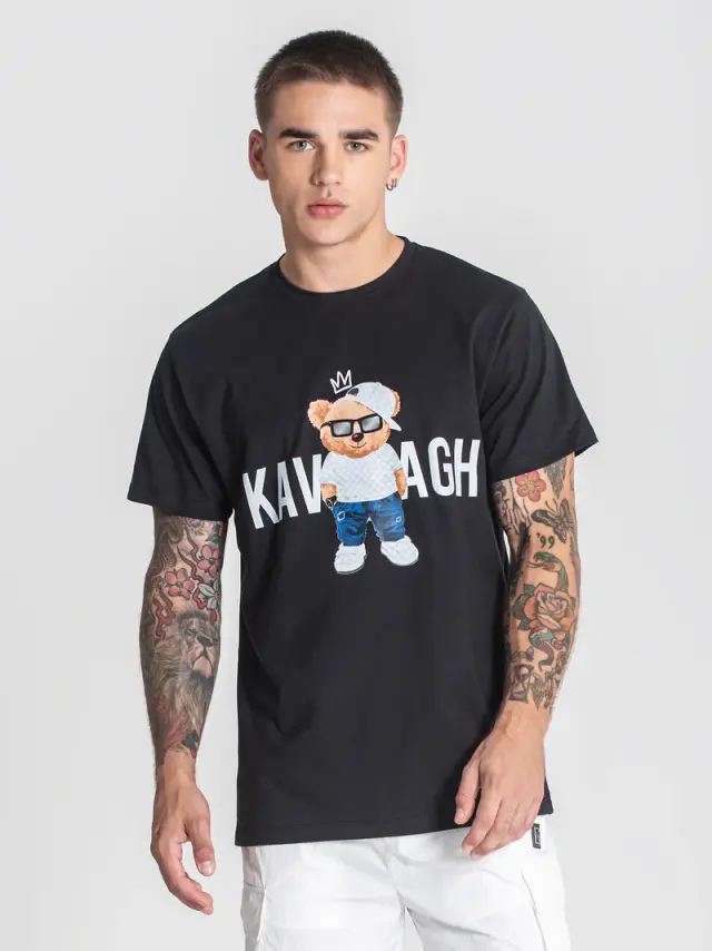 Gianni Kavanagh Ανδρικό THE BEAR T-Shirt – Black - XL