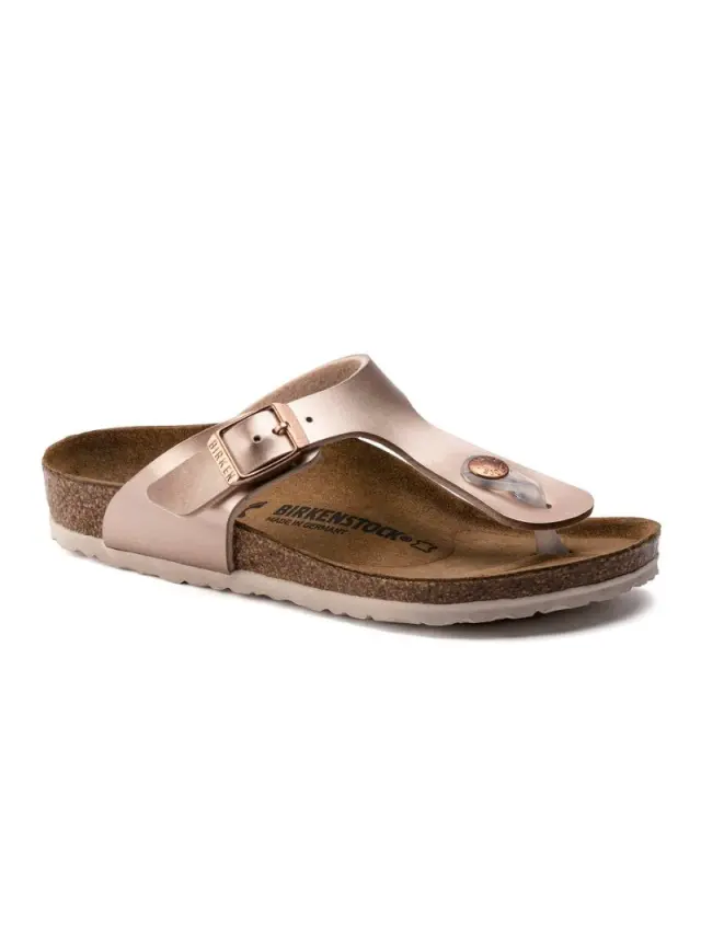 Birkenstock Σαγιονάρες Παιδικό Birko-Flor(ανθεκτικό υλικό της Birkenstock-επιτρέπει την επαφή με το νερό) Ροζ BIR/GIZEH KIDS ELECTRIC 1012526 M/COPPE - 39 2