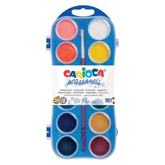 Carioca Νερoχρώματα Πλαστικη Θηκη 30MM (133012012) Πολύχρωμο