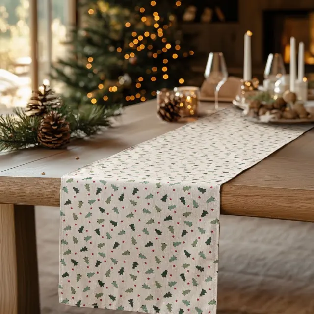 Beauty Home ΡΑΝΝΕΡ ΜΙΝΙ ΧΡΙΣΤΟΥΓΕΝΝΙΑΤΙΚΑ ΔΕΝΤΡΑ 32 cm x 1,5 m 2
