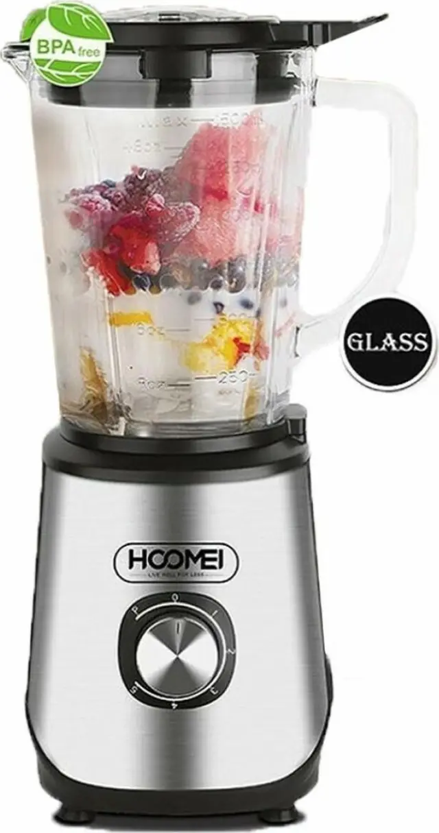 Hoomei HM-6735 Μπλέντερ 1.7lt 600W Inox