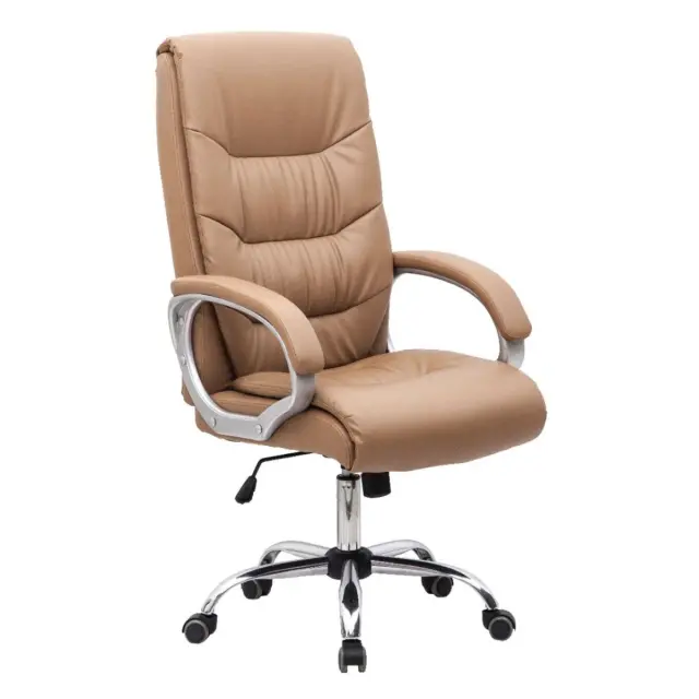 Πολυθρόνα BF6400 PU Μπεζ 64x72x110/118cm